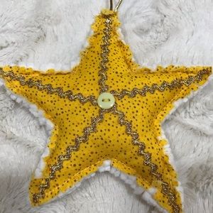 Christmas Ornaments Set of 3 Farmhouse Stars
